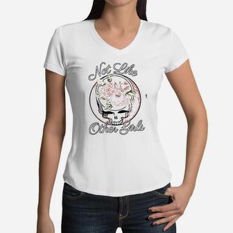 Not Like Other Girls Women V-Neck T-Shirt | Crazezy CA
