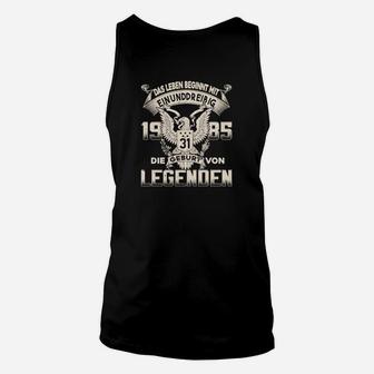 Geburt von Legenden 1985 Unisex TankTop, Adlermotiv Jahrgang Tee - Seseable