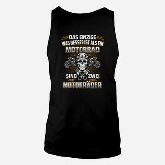 Motorrad-Enthusiasten Unisex TankTop Das Einzige Besser Als Ein Motorrad Sind Zwei - Seseable