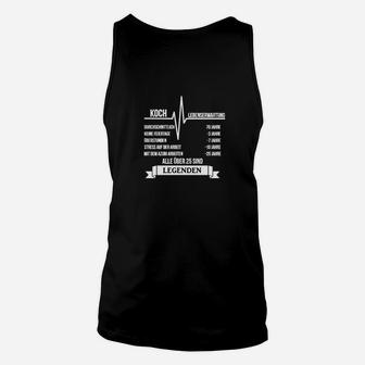 Personalisiertes Koch Unisex TankTop für Legenden über 50, Einzigartiges Design - Seseable