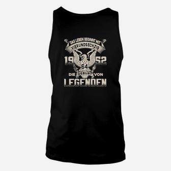 Schwarzes Adler Unisex TankTop, Geburtsjahr 1964, Legenden Design - Seseable