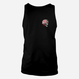 Schwarzes Grafik-Unisex TankTop mit Brustaufdruck, Stilvolles Design - Seseable