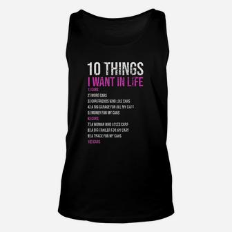 10 Things I Want In My Life Unisex Tank Top - Thegiftio UK