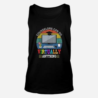 100 Day Of School Counselor Can Do Virtually Anything Unisex Tank Top - Thegiftio