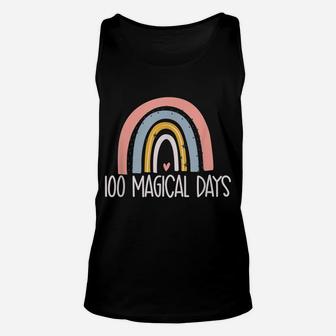 100 Magical Days 100 Days Of School Rainbow Magical Learning Unisex Tank Top | Crazezy DE