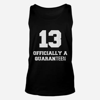 13Th Officially Birthday Unisex Tank Top | Crazezy