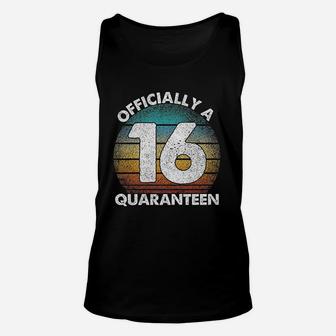 16Th Birthday Officially 16 Years Old Unisex Tank Top | Crazezy