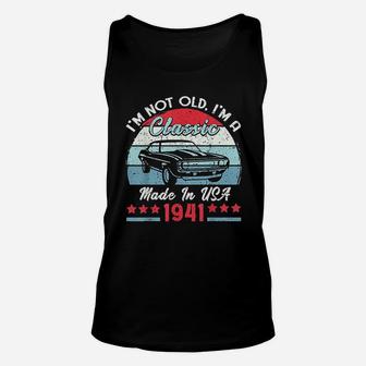 1941 Vintage Usa Car Birthday Gift Im Not Old Classic 1941 Unisex Tank Top | Crazezy
