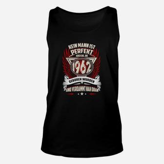 1965 Geborene Perfekte Männer Unisex TankTop, Schwarzes Herren Tee - Seseable