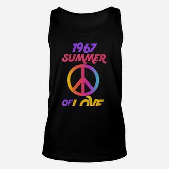 1967 Summer Of Love Colorful Valentines Teen Unisex Tank Top - Monsterry UK