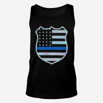 1Police Blesses By God Spoiled By My Husband Protected By Both Unisex Tank Top - Monsterry
