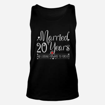 20 Years Wedding Anniversary Gifts For Her Unisex Tank Top | Crazezy DE