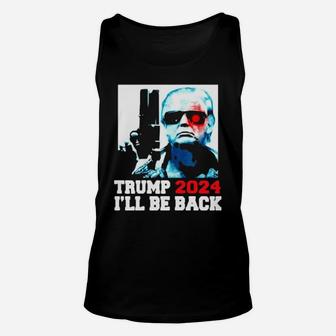 2024 I Will Be Back Unisex Tank Top - Monsterry