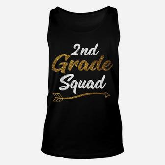 2Nd Teacher Team Shirt - Second Grade Squad Gift Unisex Tank Top | Crazezy CA