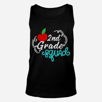 2Nd Teacher Team Shirt - Second Grade Squad Gift Unisex Tank Top | Crazezy DE