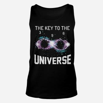 3 6 9 Key To The Universe Unisex Tank Top - Monsterry