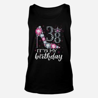 38 It's My Birthday 1983 38Th Birthday Gift Tee For Womens Unisex Tank Top | Crazezy DE