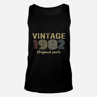 39Th Birthday Vintage 1982 Unisex Tank Top | Crazezy UK