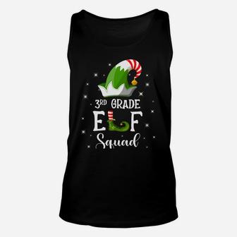 3Rd Grade Elf Squad Family Matching Group Christmas Funny Unisex Tank Top | Crazezy CA