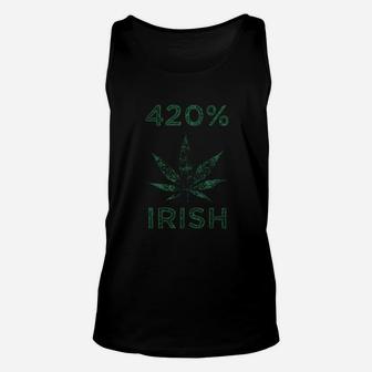420 Percent Irish Unisex Tank Top | Crazezy DE