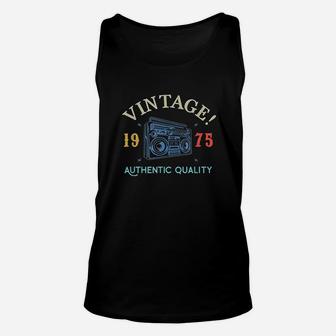 46 Years Old 1975 Vintage 46Th Birthday Anniversary Gift Unisex Tank Top | Crazezy CA