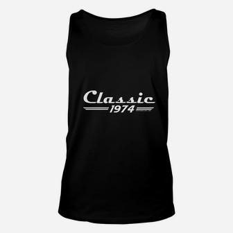 47Th Birthday Gift Classic 1974 Retro Unisex Tank Top | Crazezy AU