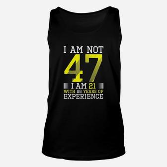 47Th Birthday Man Woman 47 Year Old Gift Unisex Tank Top | Crazezy