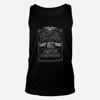 49Th Birthday Gift Vintage 1972 Aged To Perfection Unisex Tank Top | Crazezy CA