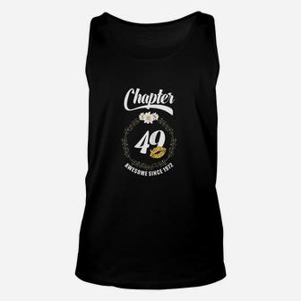 49Th Birthday Lips 1972 Chapter 49 Years Old Unisex Tank Top | Crazezy UK