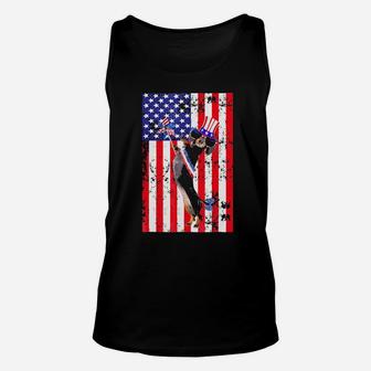 4Th Of July Patriotic Dachshund Dog Owner Unisex Tank Top - Monsterry