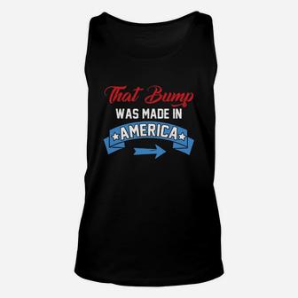 4th Of July Pregnancy Announcement For Dad To Be Shirt Unisex Tank Top - Thegiftio UK