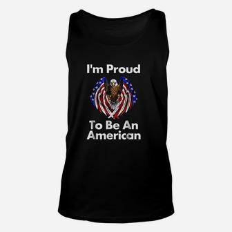 4th Of July Proud To Be An American Unisex Tank Top - Thegiftio UK
