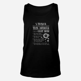 5 Things You Should Know About This Woman Goat Unisex Tank Top - Thegiftio UK