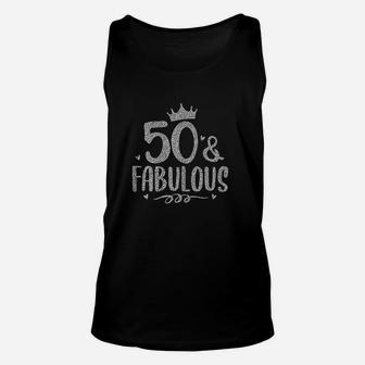 50 Years Old And Fabulous 50Th Birthday Unisex Tank Top | Crazezy CA