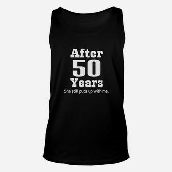 50Th Anniversary Husband Party Unisex Tank Top | Crazezy