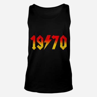 50Th Birthday January 1970 Fifty Year Old Men Gift For Dad Unisex Tank Top | Crazezy CA