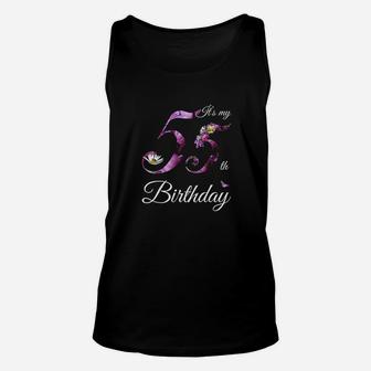 55 Year Old Floral 1966 Its My 55Th Birthday Gift Unisex Tank Top | Crazezy AU