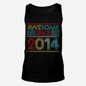 5Th Birthday Gifts - Awesome Since 2014 Unisex Tank Top | Crazezy AU