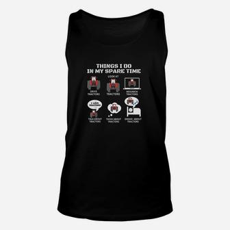 6 Things I Do In My Spare Time Unisex Tank Top - Thegiftio UK