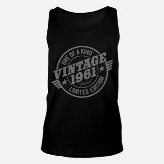 60 Year Old Car Lover Vintage Classic Car 1961 60Th Birthday Unisex Tank Top | Crazezy UK