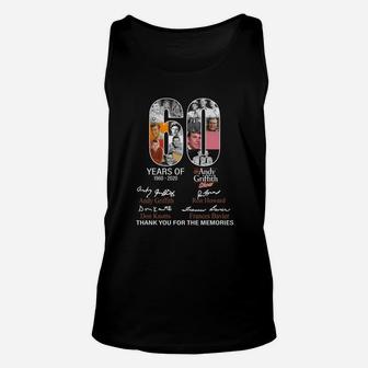 60 Years Of The Andy Griffith Show 1960-2020 Signatures Shirt Unisex Tank Top - Thegiftio UK