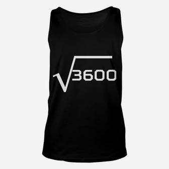 60 Years Old Square Root 60Th Birthday Unisex Tank Top | Crazezy DE