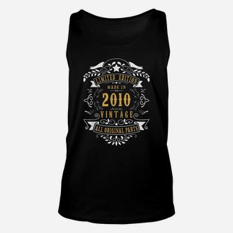 9 Years Old Made In 2010 Vintage 9Th Birthday Gift Idea Unisex Tank Top | Crazezy DE