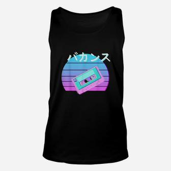 90s Retro Mix Tape Japanese Otaku Aesthetic Unisex Tank Top - Thegiftio