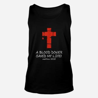A Blood Donor Saved My Life Unisex Tank Top | Crazezy DE