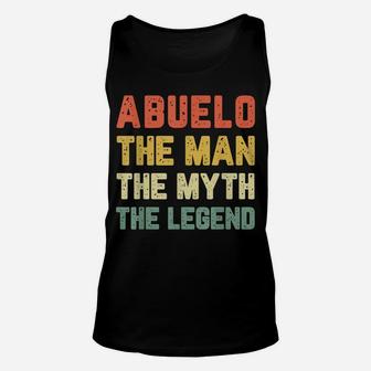 Abuelo The Man The Myth The Legend Vintage Gift Christmas Unisex Tank Top | Crazezy DE