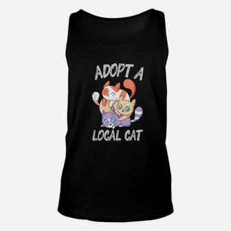 Adopt A Local Cat Unisex Tank Top | Crazezy