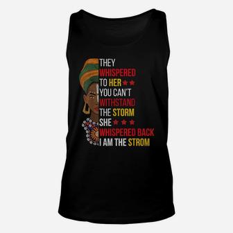 African American Afro Black Woman Gift Black History Month Unisex Tank Top | Crazezy DE