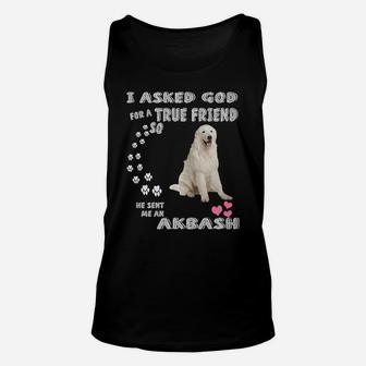 Akbash Dog Mom Dad, Coban Kopegi Puppy Lover, Cute Akbash Unisex Tank Top | Crazezy CA