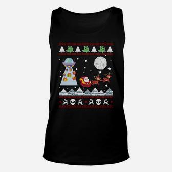 Alien And Santa Christmas Gifts Sweatshirts For Women Men Sweatshirt Unisex Tank Top | Crazezy CA